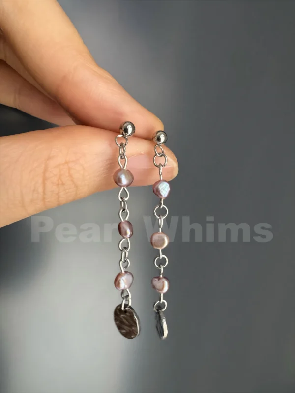 Chains-pearl-whims-designed-original-baroque-pearl-earrings-tiny pearls