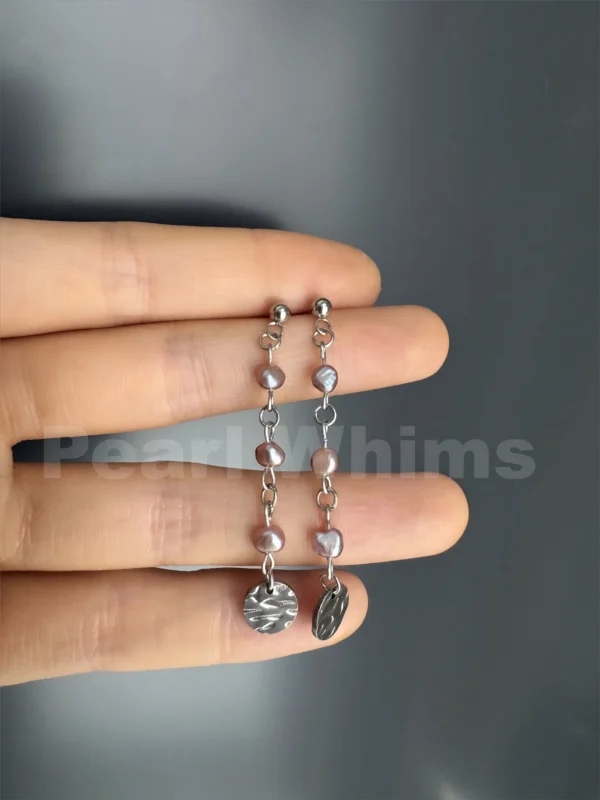 Chains-pearl-whims-designed-original-baroque-pearl-earrings-whimsical vibe