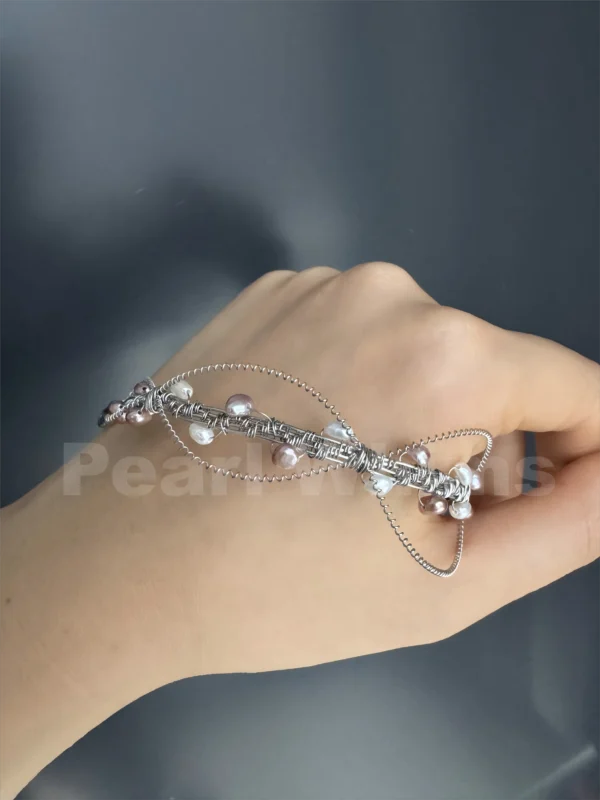 Life & Flow Bracelet-pearl whims design-like Leila in Star War