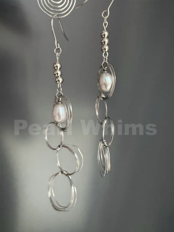 Loops Earrings-Pearl Whims Original Design-endless elegance