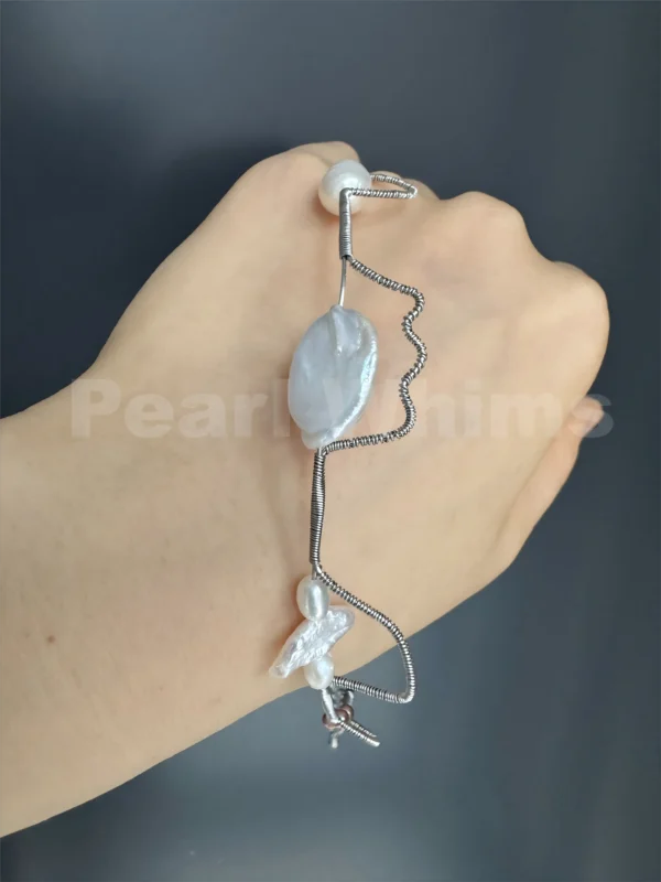 Shapes-pearl whims original design-one of a kind choker
