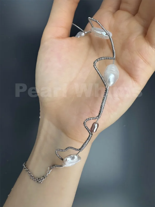 Shapes choker-pearl whims original design-playful vibe choker