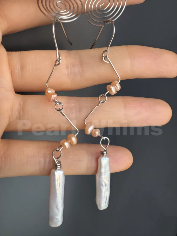 Z-pearl-whims-designed-original-baroque-pearl-earrings-close-look-perfect for whimsical look