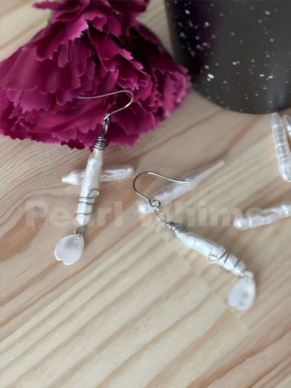 Styling Pearl Whims Mermaid Earrings – Dangling Oceanic Pearl Jewelry for Coastal Vibes & Everyday Magic