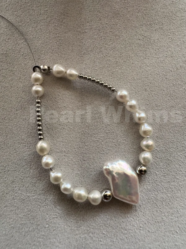 baby bracelet-4-5mm Cream+Baroque-4