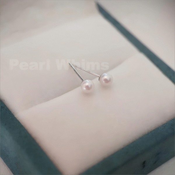 Pearl Studs backings S999 Silver